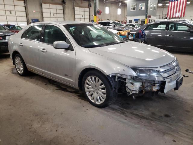 3FADP0L34AR367932 - 2010 FORD FUSION HYBRID SILVER photo 4