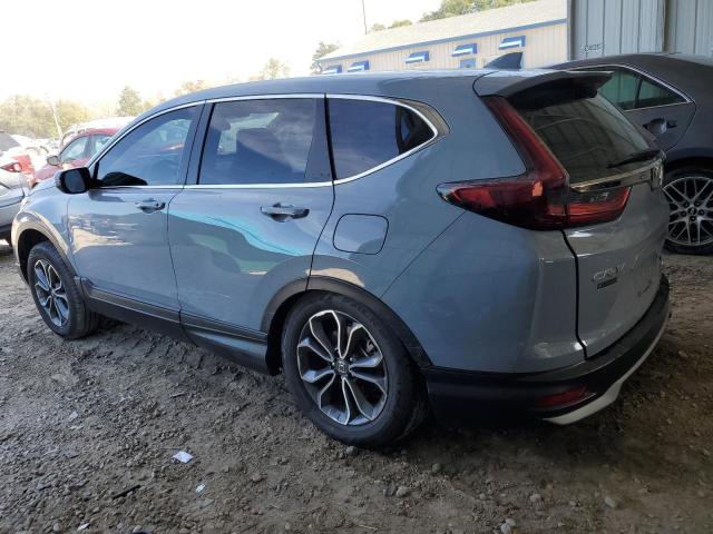 5J6RW1H50MA009822 - 2021 HONDA CR-V EX BLUE photo 2