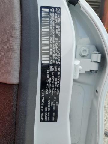 ZASPAJAN4M7C98326 - 2021 ALFA ROMEO STELVIO SPORT Weiß Foto 12
