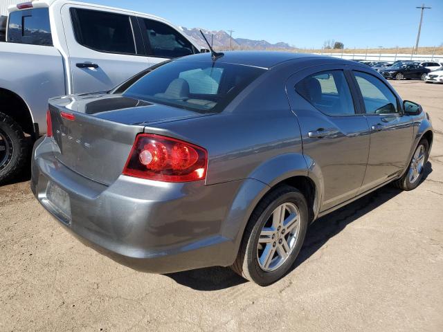 1C3CDZCB3CN121216 - 2012 DODGE AVENGER SXT GRAY photo 3