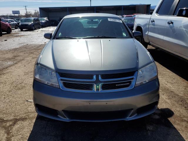 1C3CDZCB3CN121216 - 2012 DODGE AVENGER SXT GRAY photo 5