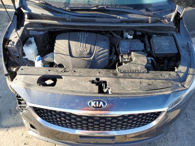 KNDMC5C18G6158412 - 2016 KIA SEDONA EX CHARCOAL photo 12