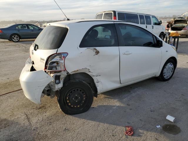 JTDJT923075133801 - 2007 TOYOTA YARIS WHITE photo 3