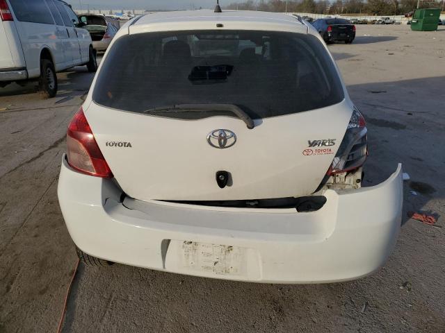 JTDJT923075133801 - 2007 TOYOTA YARIS WHITE photo 6