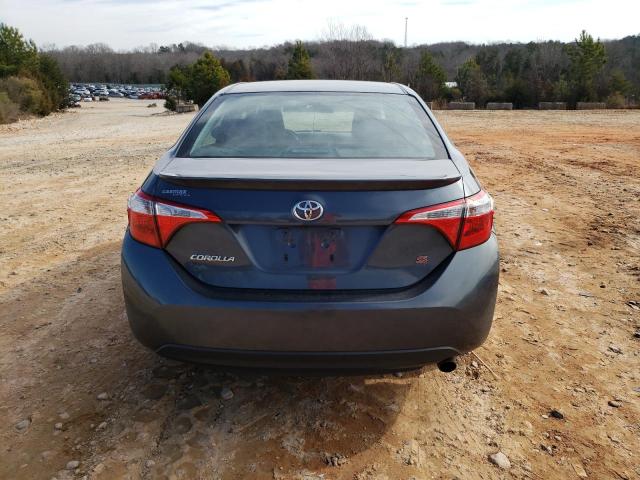 2T1BURHE2FC440379 - 2015 TOYOTA COROLLA L GRAY photo 6