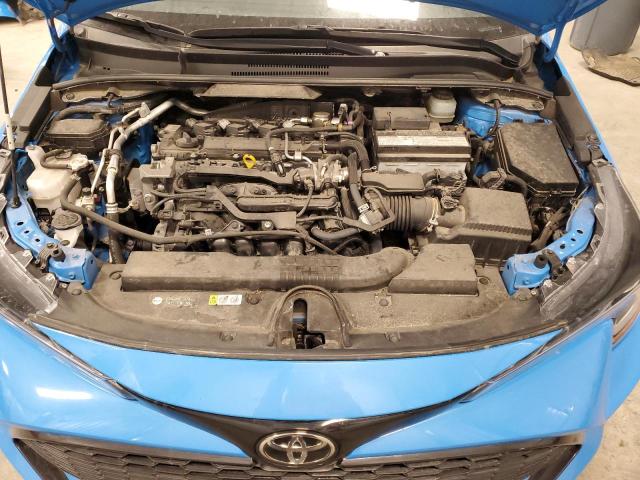 JTNK4RBE0L3098195 - 2020 TOYOTA COROLLA SE BLUE photo 11