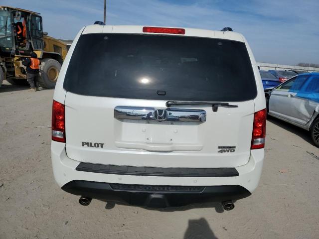 5FNYF4H99EB009154 - 2014 HONDA PILOT TOURING WHITE photo 6