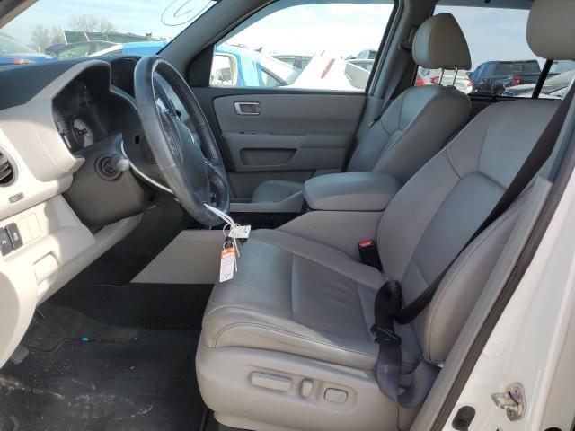 5FNYF4H99EB009154 - 2014 HONDA PILOT TOURING WHITE photo 7