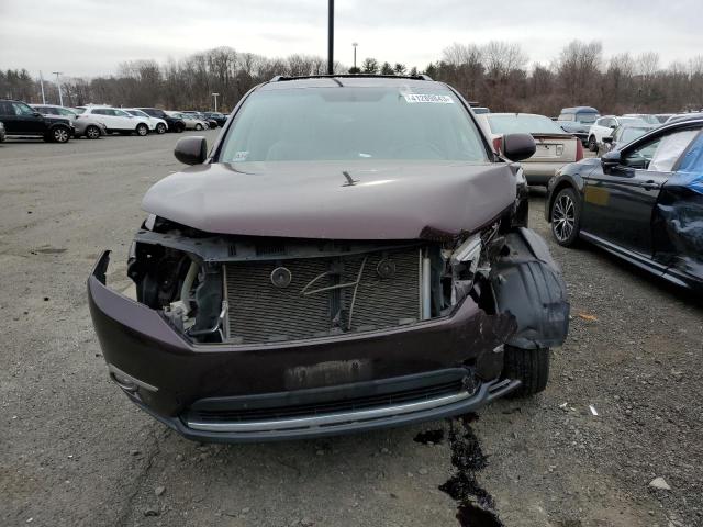 5TDBK3EH3CS134697 - 2012 TOYOTA HIGHLANDER BASE Bordeaux photo 5