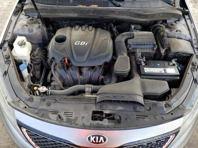 5XXGN4A75EG326952 - 2014 KIA OPTIMA EX GRAY photo 11