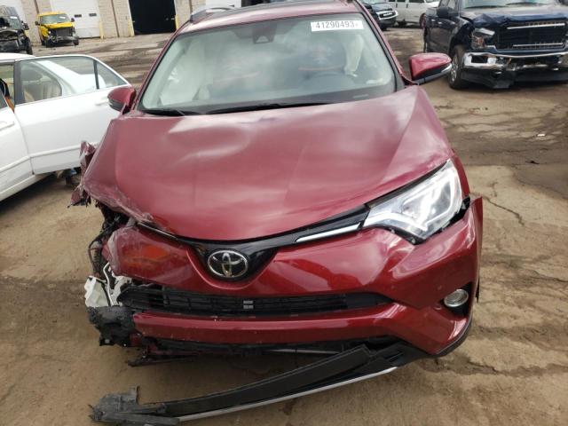 JTMRFREV1JD249691 - 2018 TOYOTA RAV4 ADVENTURE RED photo 5