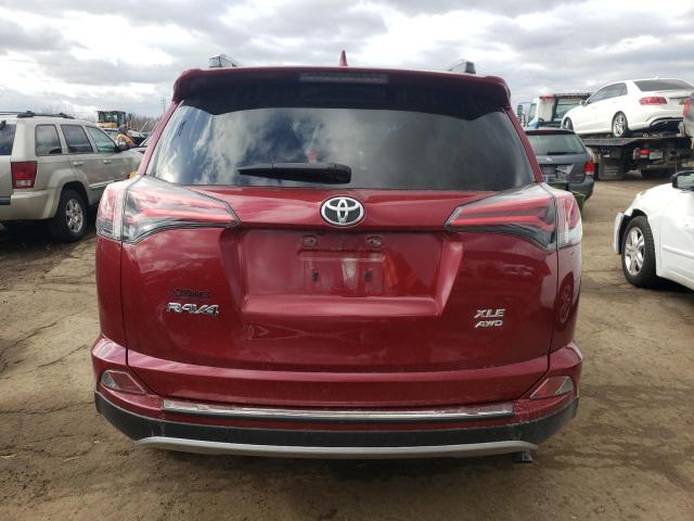 JTMRFREV1JD249691 - 2018 TOYOTA RAV4 ADVENTURE RED photo 6