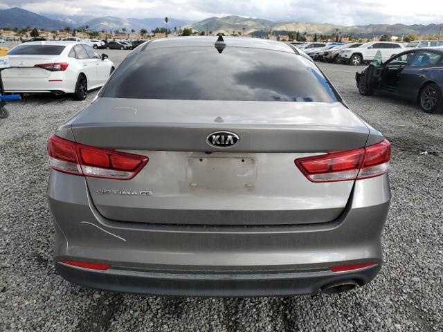 5XXGT4L38JG249990 - 2018 KIA OPTIMA LX GRAY photo 6