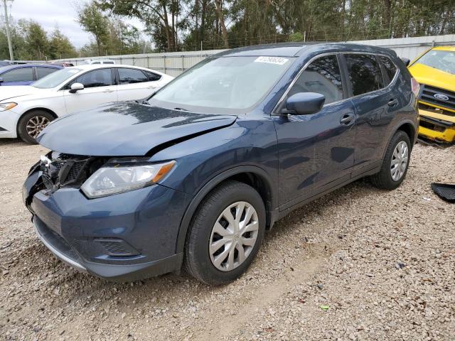 JN8AT2MT5GW002088 - 2016 NISSAN ROGUE S BLUE photo 1