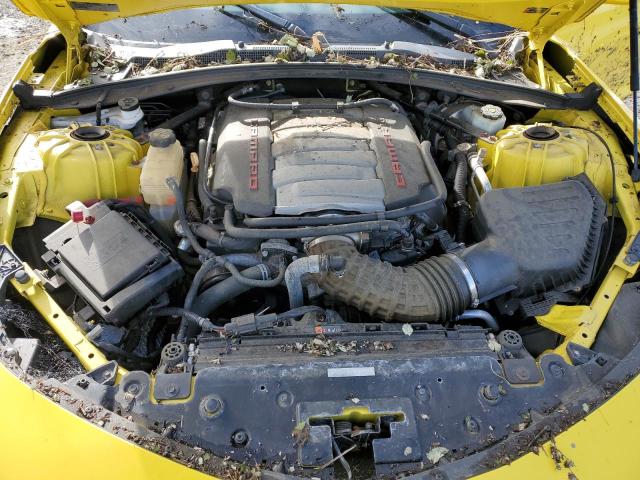 1G1FE1R70H0141611 - 2017 CHEVROLET CAMARO SS YELLOW photo 11