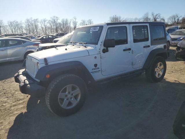 1C4BJWDG2DL660691 - 2013 JEEP WRANGLER U SPORT WHITE photo 1