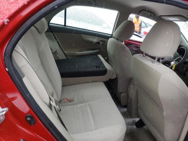 JTDBU4EE7AJ087366 - 2010 TOYOTA COROLLA BASE RED photo 10