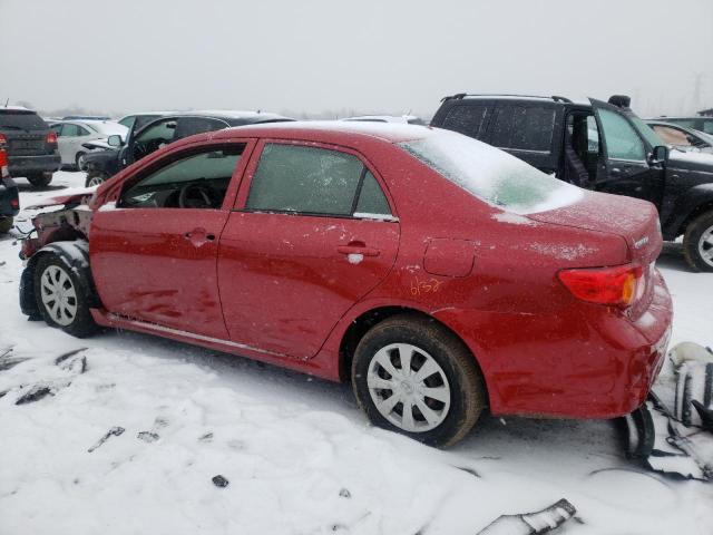 JTDBU4EE7AJ087366 - 2010 TOYOTA COROLLA BASE RED photo 2