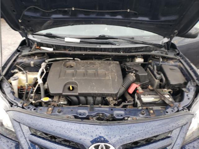 2T1BU4EE0DC123592 - 2013 TOYOTA COROLLA BASE BLUE photo 11