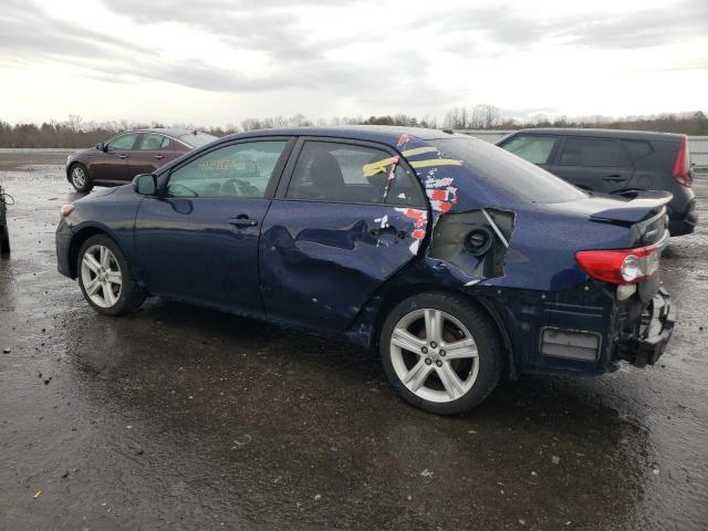 2T1BU4EE0DC123592 - 2013 TOYOTA COROLLA BASE BLUE photo 2