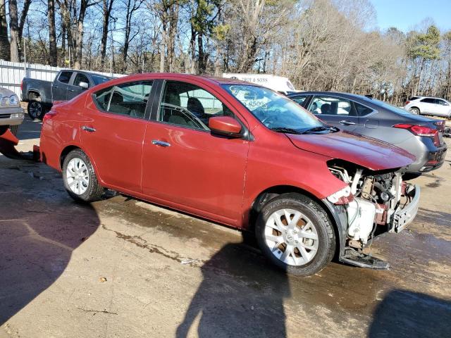 3N1CN7AP7JL881841 - 2018 NISSAN VERSA S RED photo 4