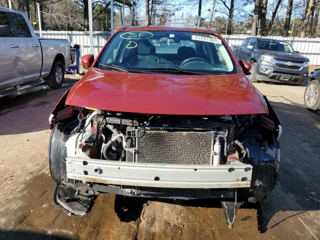 3N1CN7AP7JL881841 - 2018 NISSAN VERSA S RED photo 5