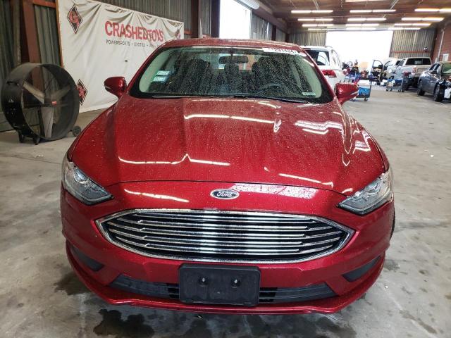 3FA6P0LU6HR304648 - 2017 FORD FUSION SE HYBRID RED photo 5