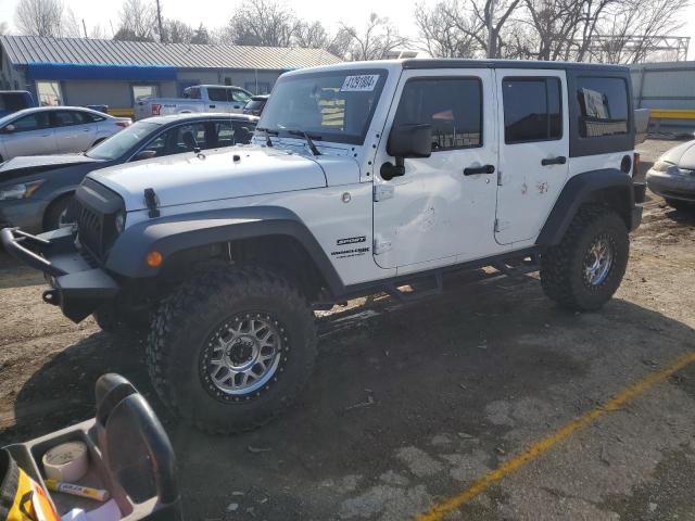 1C4BJWDG9JL884018 - 2018 JEEP WRANGLER U SPORT WHITE photo 1