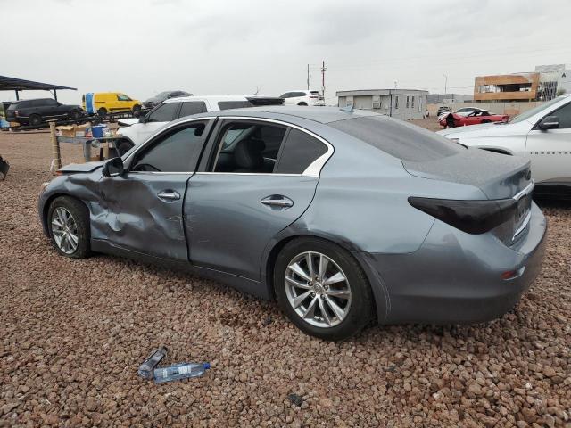 JN1BV7APXFM344776 - 2015 INFINITI Q50 BASE BLUE photo 2