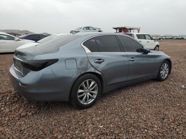 JN1BV7APXFM344776 - 2015 INFINITI Q50 BASE BLUE photo 3