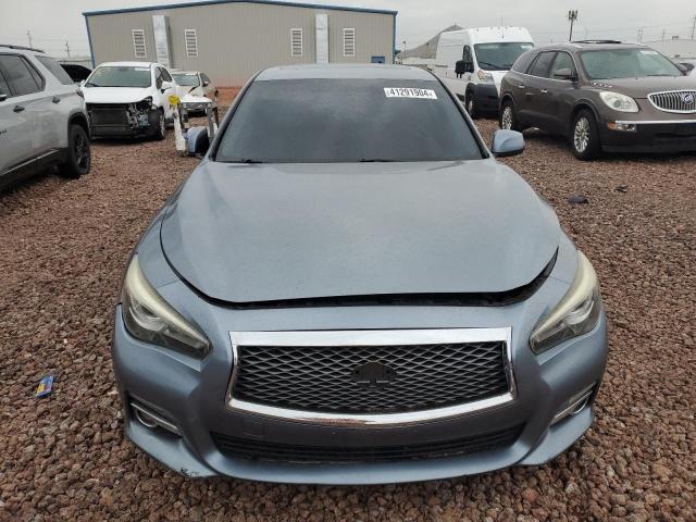 JN1BV7APXFM344776 - 2015 INFINITI Q50 BASE BLUE photo 5