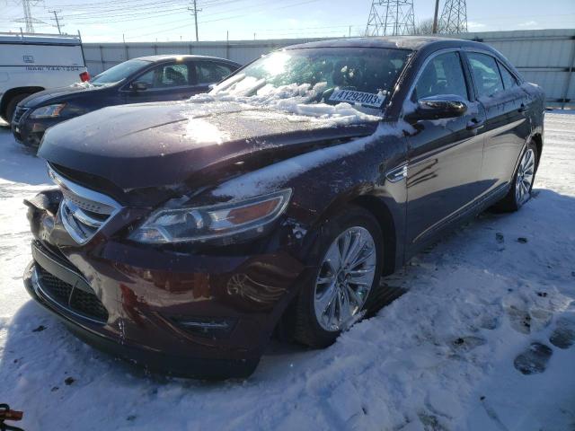 1FAHP2FW3CG101413 - 2012 FORD TAURUS LIMITED BURGUNDY photo 1