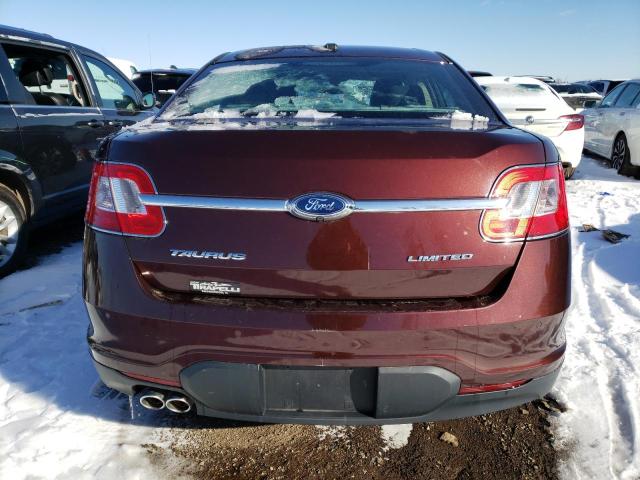 1FAHP2FW3CG101413 - 2012 FORD TAURUS LIMITED BURGUNDY photo 6