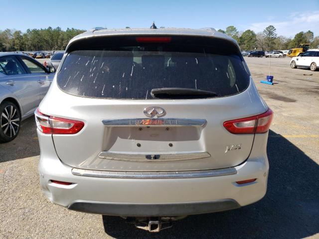 5N1AL0MN3DC343564 - 2013 INFINITI JX35 SILVER photo 6