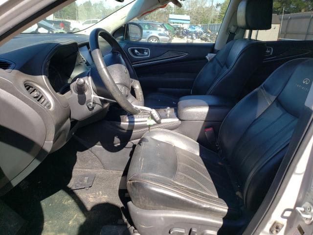 5N1AL0MN3DC343564 - 2013 INFINITI JX35 SILVER photo 7