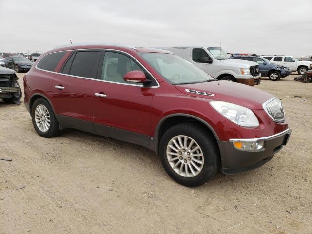 5GAER23768J102152 - 2008 BUICK ENCLAVE CXL RED photo 4