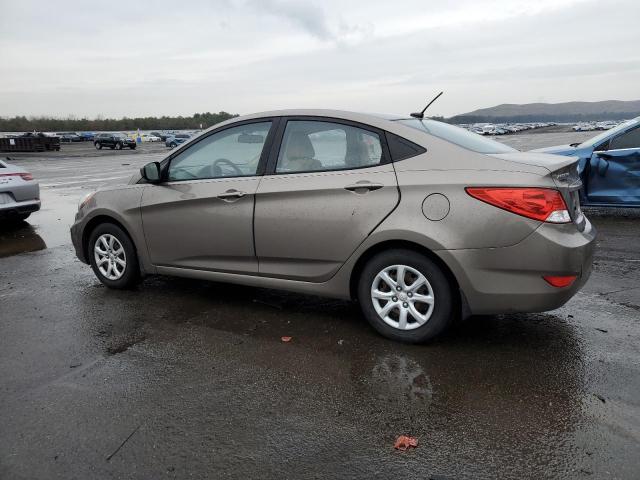 KMHCT4AEXDU282387 - 2013 HYUNDAI ACCENT GLS BEIGE photo 2