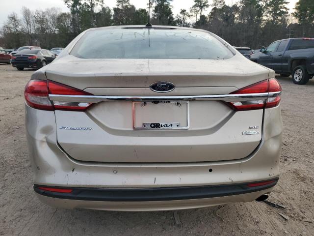 3FA6P0HD8JR193423 - 2018 FORD FUSION SE GOLD photo 6