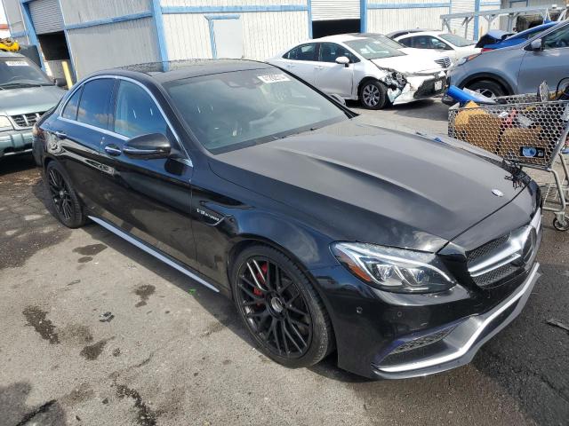 55SWF8HB4GU142357 - 2016 MERCEDES-BENZ C 63 AMG-S BLACK photo 4