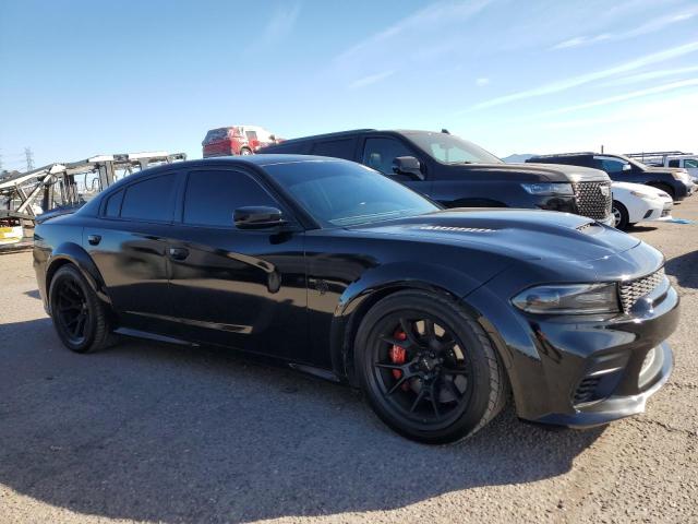 2C3CDXL90MH500301 - 2021 DODGE CHARGER SRT HELLCAT BLACK photo 4