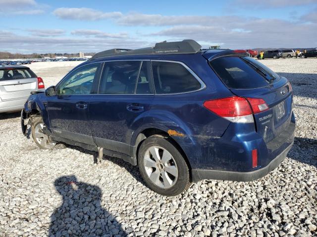 4S4BREAC9A2315725 - 2010 SUBARU OUTBACK 3.6R BLUE photo 2