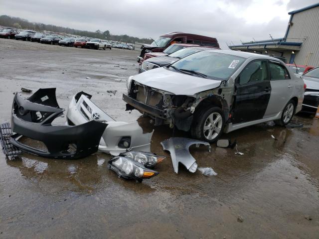 2T1BU4EEXDC952637 - 2013 TOYOTA COROLLA BASE SILVER photo 1