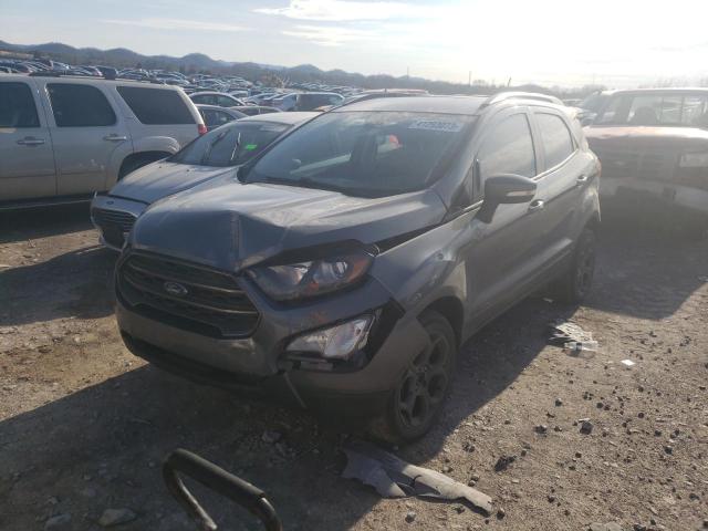 MAJ6P1CL4JC188397 - 2018 FORD ECOSPORT SES GRAY photo 1