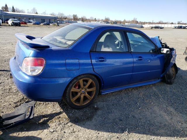 JF1GD74647G508568 - 2007 SUBARU IMPREZA WRX BLUE photo 3