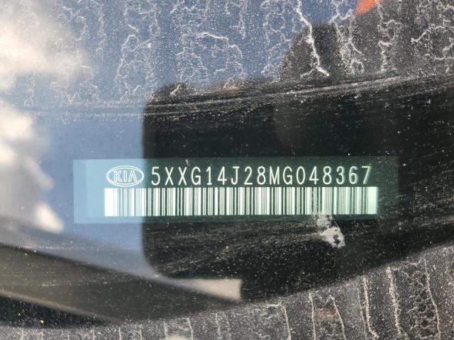 5XXG14J28MG048367 - 2021 KIA K5 LXS BLACK photo 12