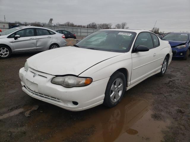 2G1WX15K049310708 - 2004 CHEVROLET MONTE CARL SS WHITE photo 1