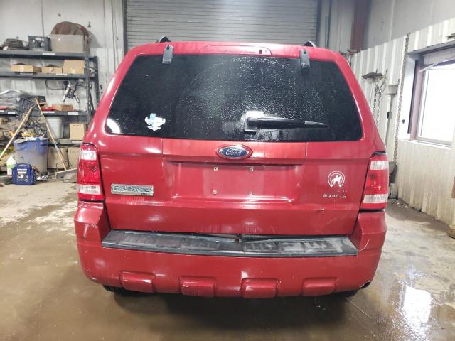 1FMCU03G39KD08805 - 2009 FORD ESCAPE XLT RED photo 6