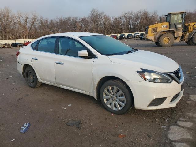 3N1AB7APXKY445649 - 2019 NISSAN SENTRA S WHITE photo 4