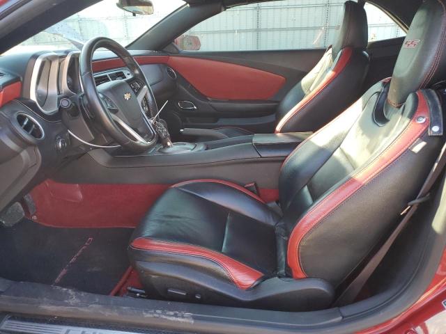 2G1FJ3DJ5E9201135 - 2014 CHEVROLET CAMARO SS RED photo 7