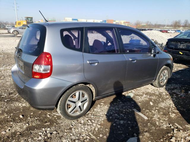 JHMGD374X7S019620 - 2007 HONDA FIT SILVER photo 3